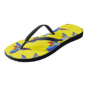 Mikitiez parrot hawaii zommersunset strand spring teenslippers (Schuin)