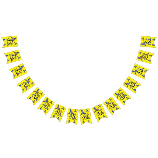 Mikitiez parrot hawaii zommersunset strand spring vlaggetjes (Alle)