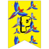 Mikitiez parrot hawaii zommersunset strand spring vlaggetjes (Eerste vlag)