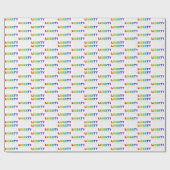 Mikitiez PE Olympische Spelen donut regenboog spor Cadeaupapier (Vlak)