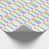Mikitiez PE Olympische Spelen donut regenboog spor Cadeaupapier (Hoek)