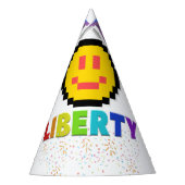 Mikitiez PE Olympische Spelen donut regenboog spor Feesthoedjes (Voorkant)