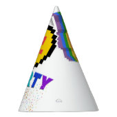 Mikitiez PE Olympische Spelen donut regenboog spor Feesthoedjes (Rechts)