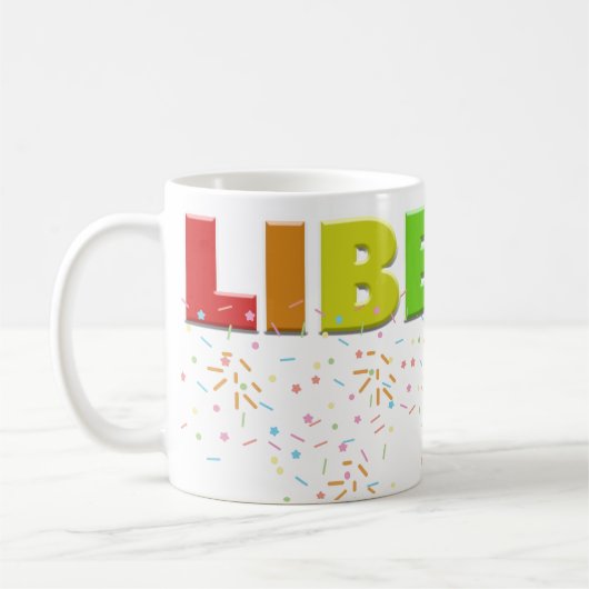 Mikitiez PE Olympische Spelen donut regenboog spor Koffiemok (Links)