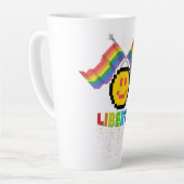 Mikitiez PE Olympische Spelen donut regenboog spor Latte Mok (Linkerhoek)
