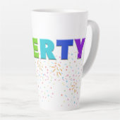 Mikitiez PE Olympische Spelen donut regenboog spor Latte Mok (Rechterhoek)