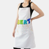 Mikitiez PE Olympische Spelen donut regenboog spor Schort (Insitu)