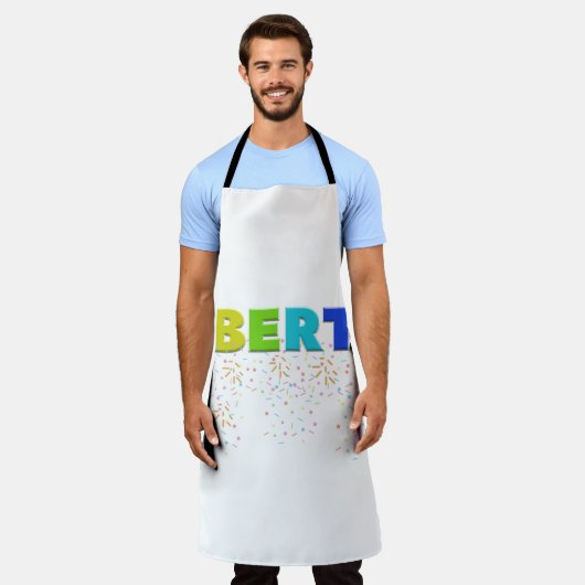 Mikitiez PE Olympische Spelen donut regenboog spor Schort (Gedragen)