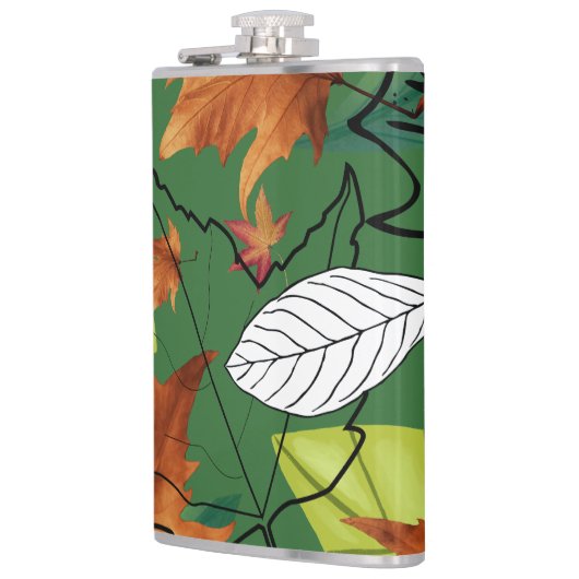 Mikitiez pisces natuur selflove roos flower heupfles (Links)