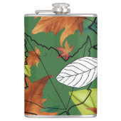 Mikitiez pisces natuur selflove roos flower heupfles (Voorkant)