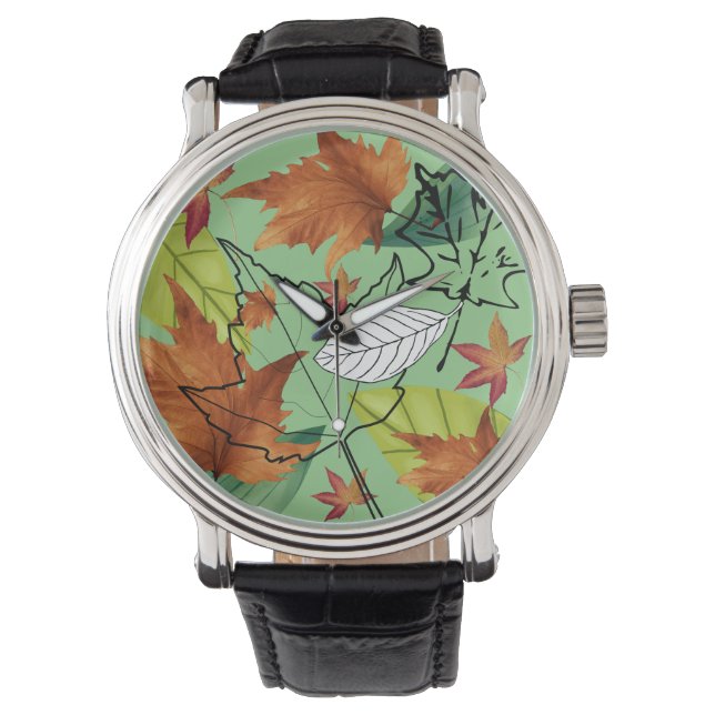 Mikitiez pisces natuur selflove roos flower horloge (Voorkant)