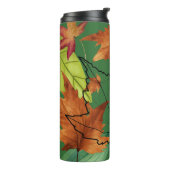 Mikitiez pisces natuur selflove roos flower thermosbeker (Gedraaid links)