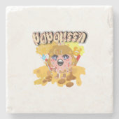 Mikitiez popcorn moivenight bioscoop stenen onderzetter (Voorkant)