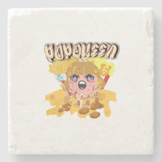 Mikitiez popcorn moivenight bioscoop stenen onderzetter (Voorkant)