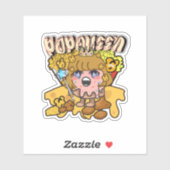 Mikitiez popcorn moivenight bioscoop sticker (Vel)