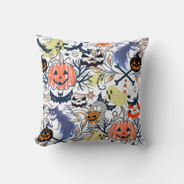 Mikitiez retro halloween ghouls pompoen kussen