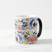 Mikitiez retro halloween ghouls pompoen magische mok (Voorkant rechts)