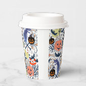 Mikitiez retro halloween ghouls pompoen papieren bekers (Rechts)