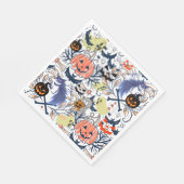 Mikitiez retro halloween ghouls pompoen servet (Hoek)