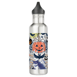 Mikitiez retro halloween ghouls pompoen waterfles
