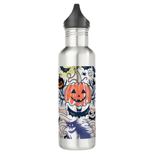 Mikitiez retro halloween ghouls pompoen waterfles (Links)