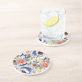 Mikitiez retro halloween ghouls pompoen zandsteen onderzetter