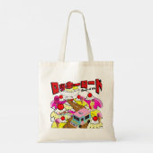 Mikitiez rockyroad ijs manga zomer banger tote bag (Achterkant)