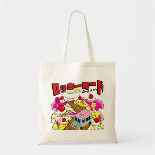 Mikitiez rockyroad ijs manga zomer banger tote bag (Voorkant)