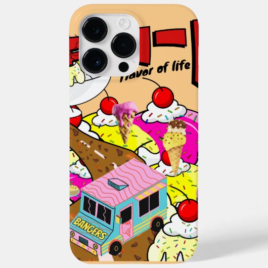 Mikitiez rockyroad ijsbaan manga zomer banger Case-Mate iPhone case (Achterkant)