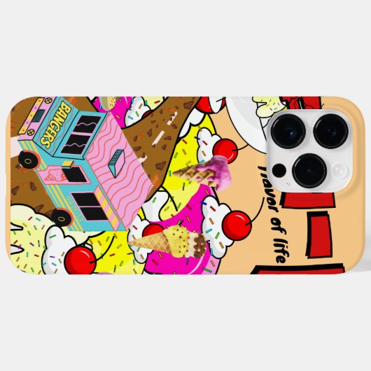 Mikitiez rockyroad ijsbaan manga zomer banger Case-Mate iPhone case (Achterkant (horizontaal))