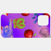Mikitiez rode schedel giftige appel vegan zomer Case-Mate iPhone case (Achterkant (horizontaal))