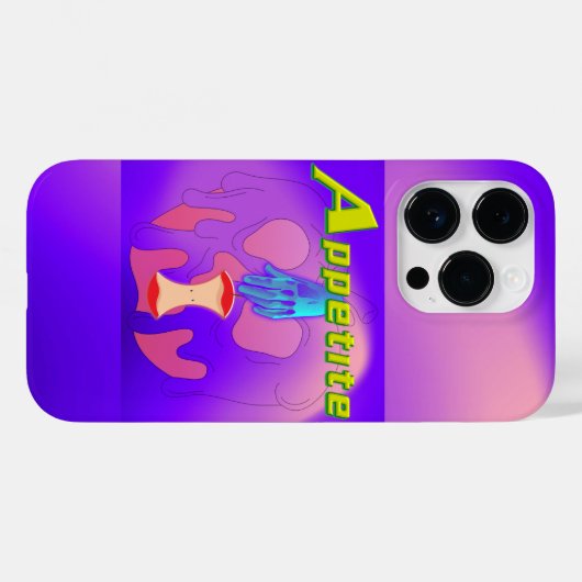 Mikitiez rode schedel giftige appel vegan zomer Case-Mate iPhone case (Achterkant (horizontaal))