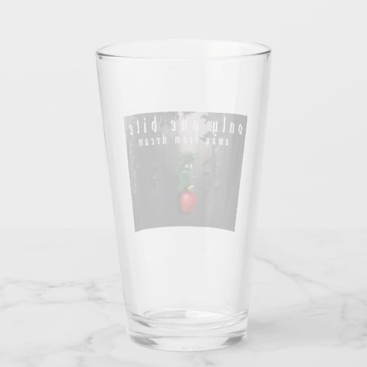 Mikitiez rode schedel giftige appel vegan zomer glas (Achterkant)