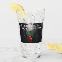 Mikitiez rode schedel giftige appel vegan zomer glas