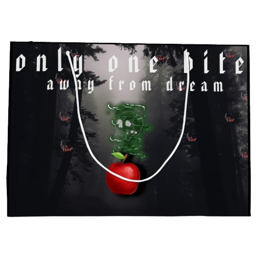 Mikitiez rode schedel giftige appel vegan zomer groot cadeauzakje (Achterkant)