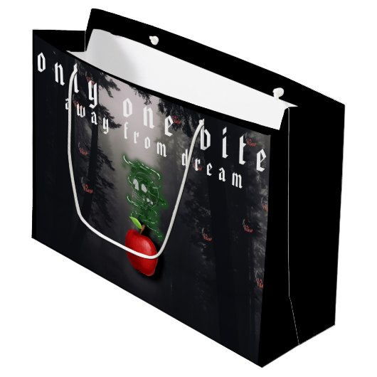 Mikitiez rode schedel giftige appel vegan zomer groot cadeauzakje (Voorkant Gekanteld)