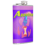 Mikitiez rode schedel giftige appel vegan zomer heupfles (Rechts)