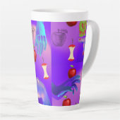 Mikitiez rode schedel giftige appel vegan zomer latte mok (Rechterhoek)