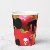 Mikitiez rode schedel giftige appel vegan zomer papieren bekers (Achterkant)
