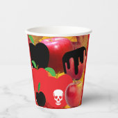 Mikitiez rode schedel giftige appel vegan zomer papieren bekers (Voorkant)