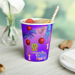 Mikitiez rode schedel giftige appel vegan zomer papieren bekers