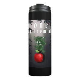 Mikitiez rode schedel giftige appel vegan zomer thermosbeker