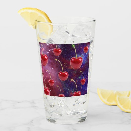 Mikitiez rode vrolijke melkwegstelsel vegan glas (Voorkant ijs)