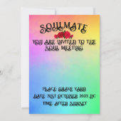 Mikitiez roos baroqueart regenboogsteen kaart (Achterkant)