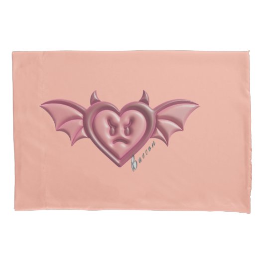 Mikitiez roos baroqueart regenboogsteen kussensloop (Voorkant)