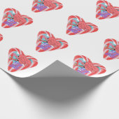 Mikitiez roze harselflove june gemini cadeaupapier (Hoek)