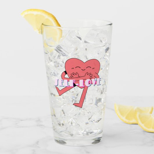 Mikitiez roze harselflove june gemini glas (Voorkant ijs)