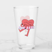 Mikitiez roze harselflove june gemini glas (Voorkant)
