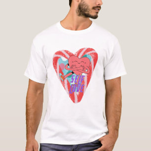 Mikitiez roze harselflove june gemini t-shirt