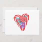 Mikitiez roze hart zelfliefde juni tweeling kaart (Voorkant)